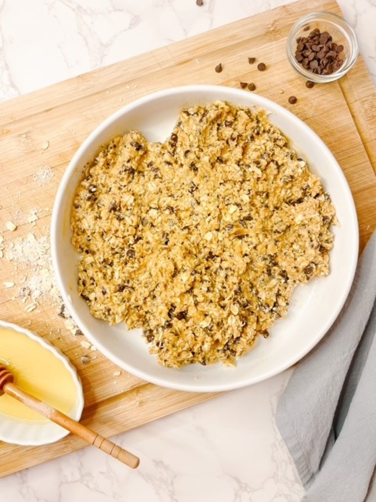 energy ball ingredients combined