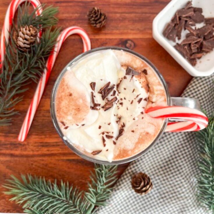 Dark hot cocoa is a wonderful cold weather treat.