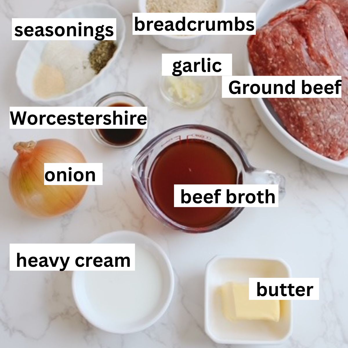 ingredients needed for salisbury steak
