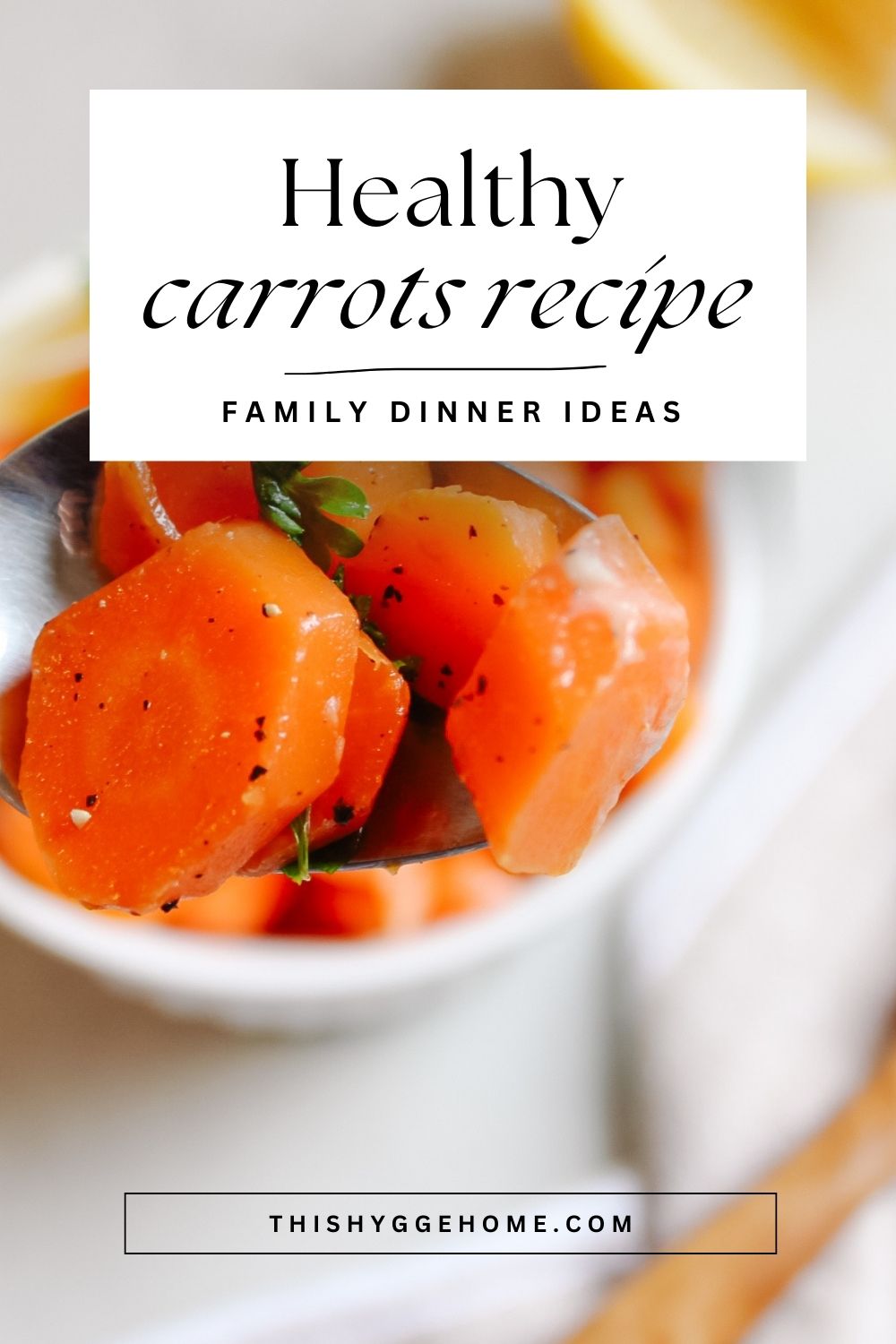Save this healthy carrots recipe pin for the next time you need a quick side dishes recipe!