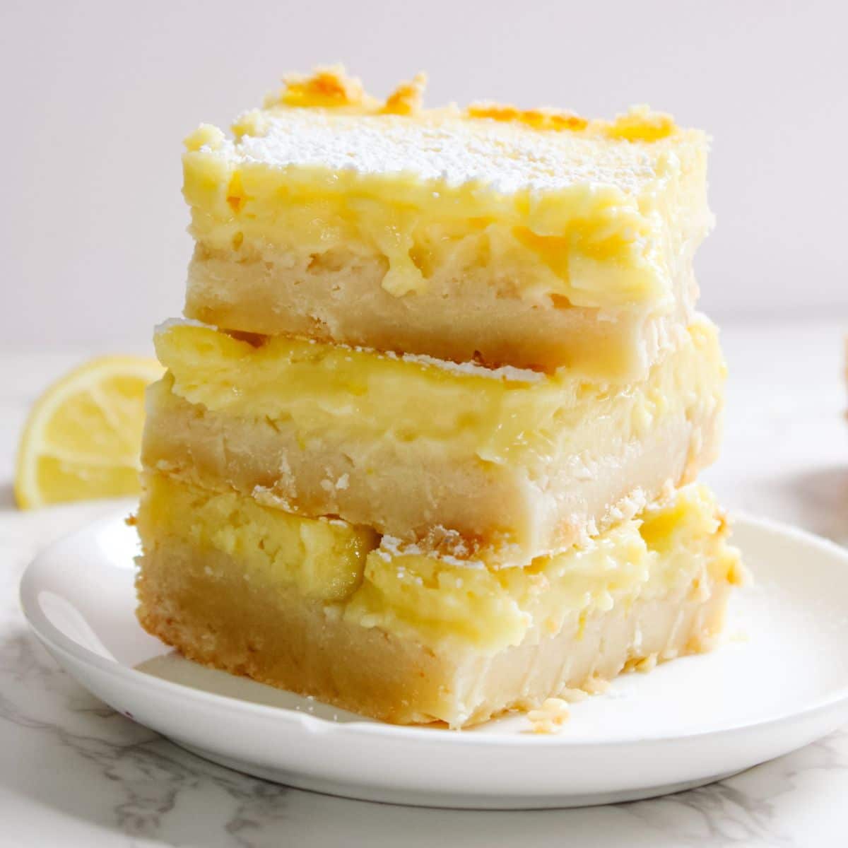 Bake these lemon cream cheese bars for a light spring dessert.
