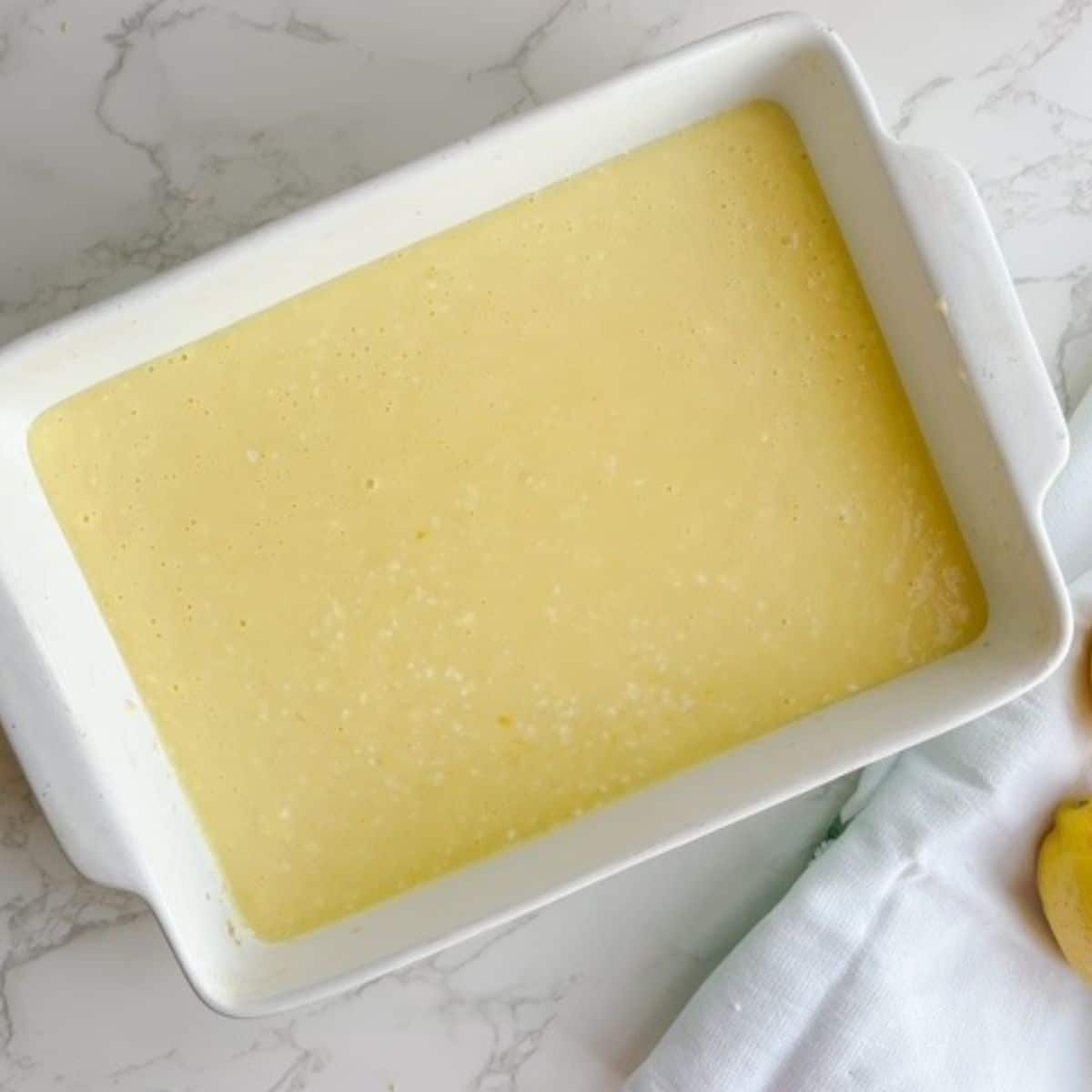 step 4 - add filling onto baked crust