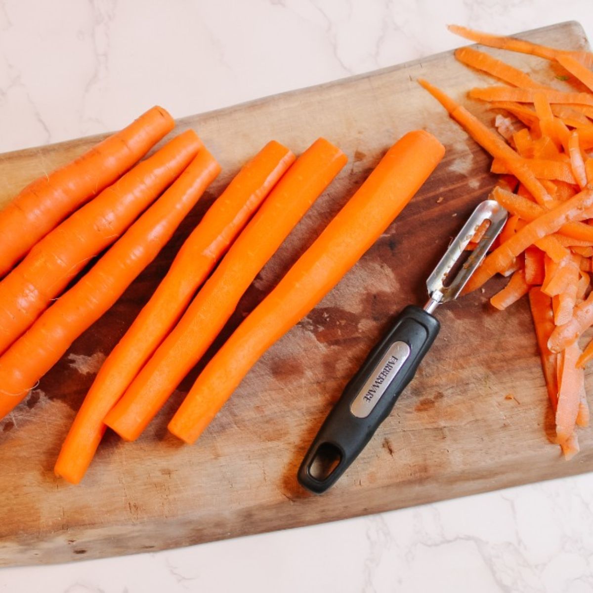 peel carrots