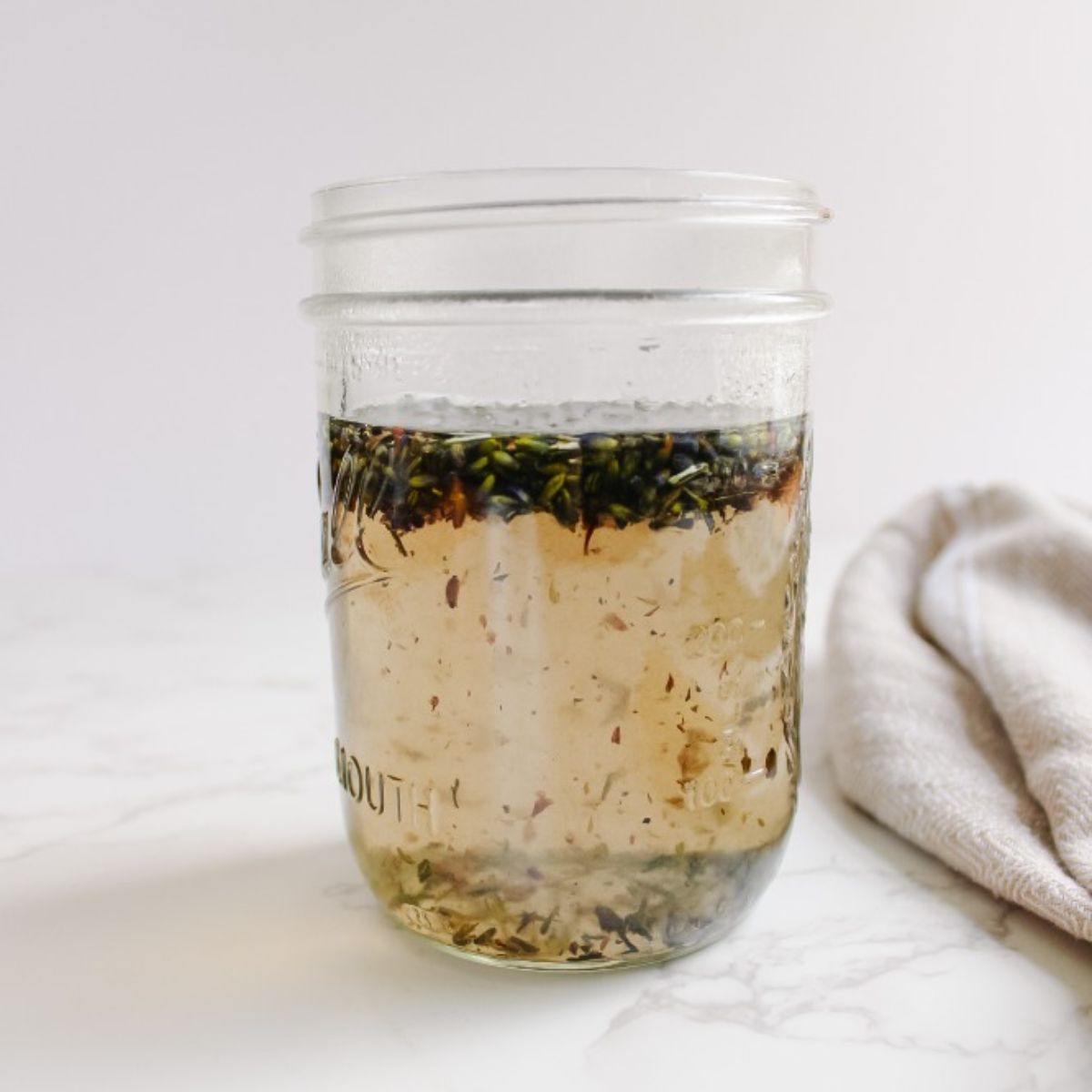 strain the lavender simply syrup