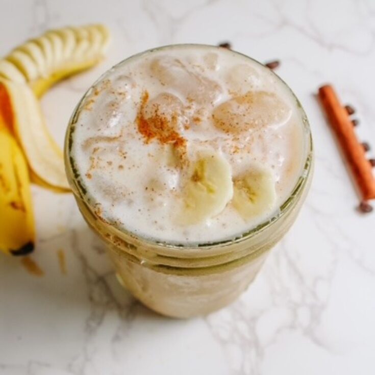 banana bread latte iced version