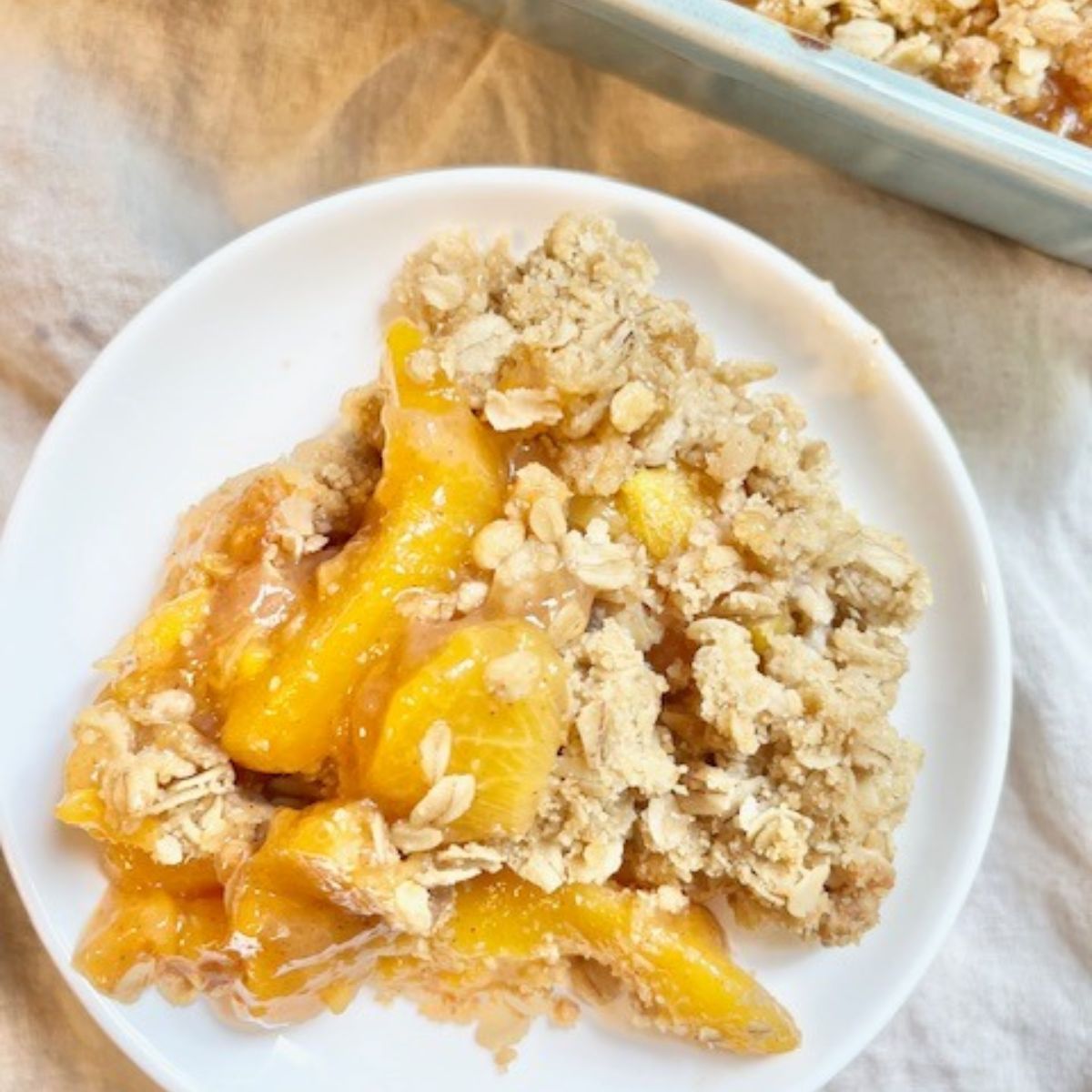 peach crisp