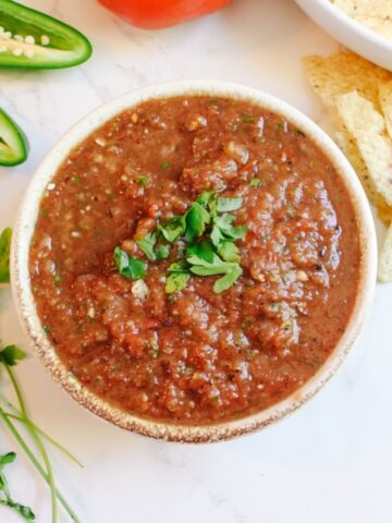 salsa in bowl