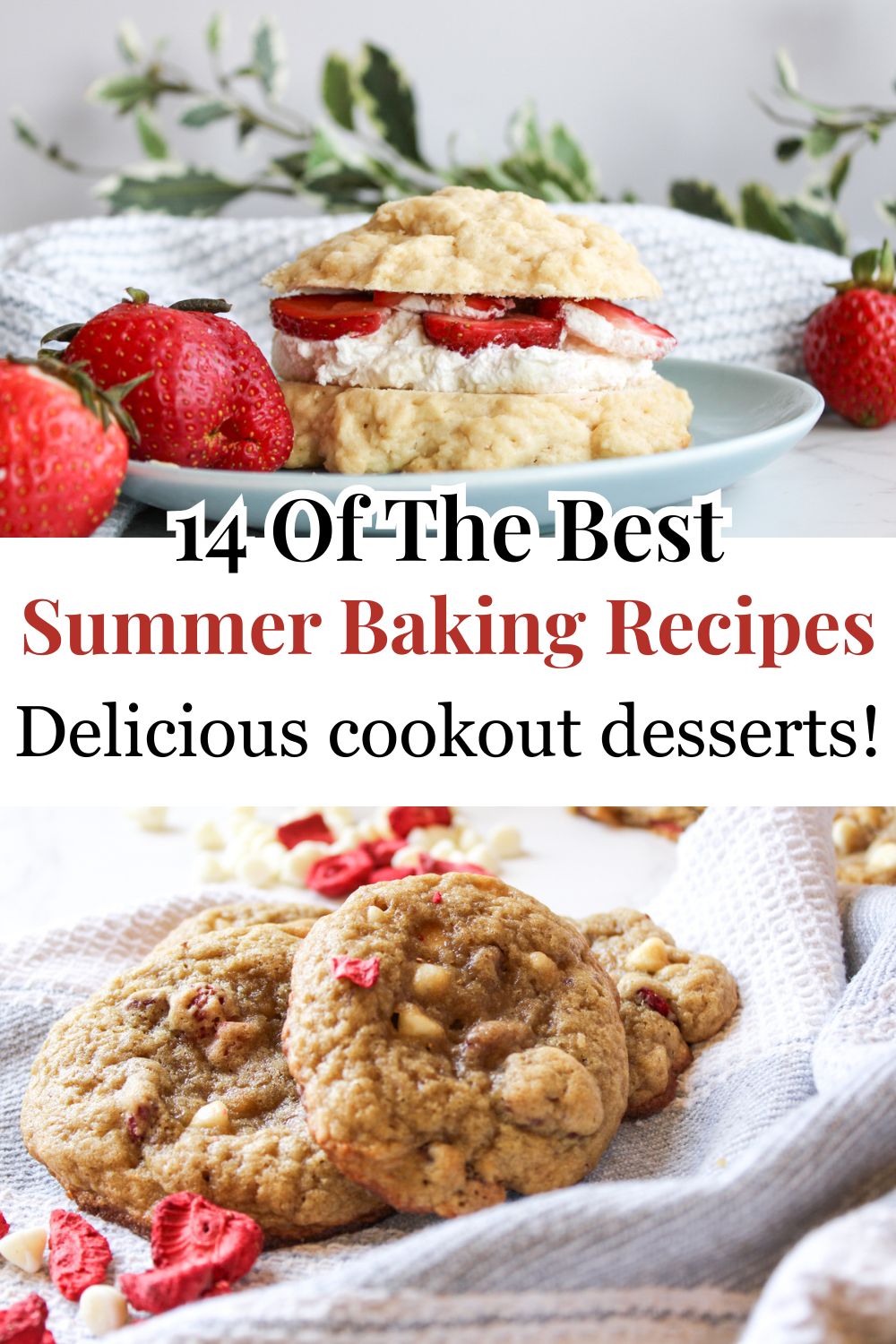 Save these 14 summer baking recipes to Pinterest!