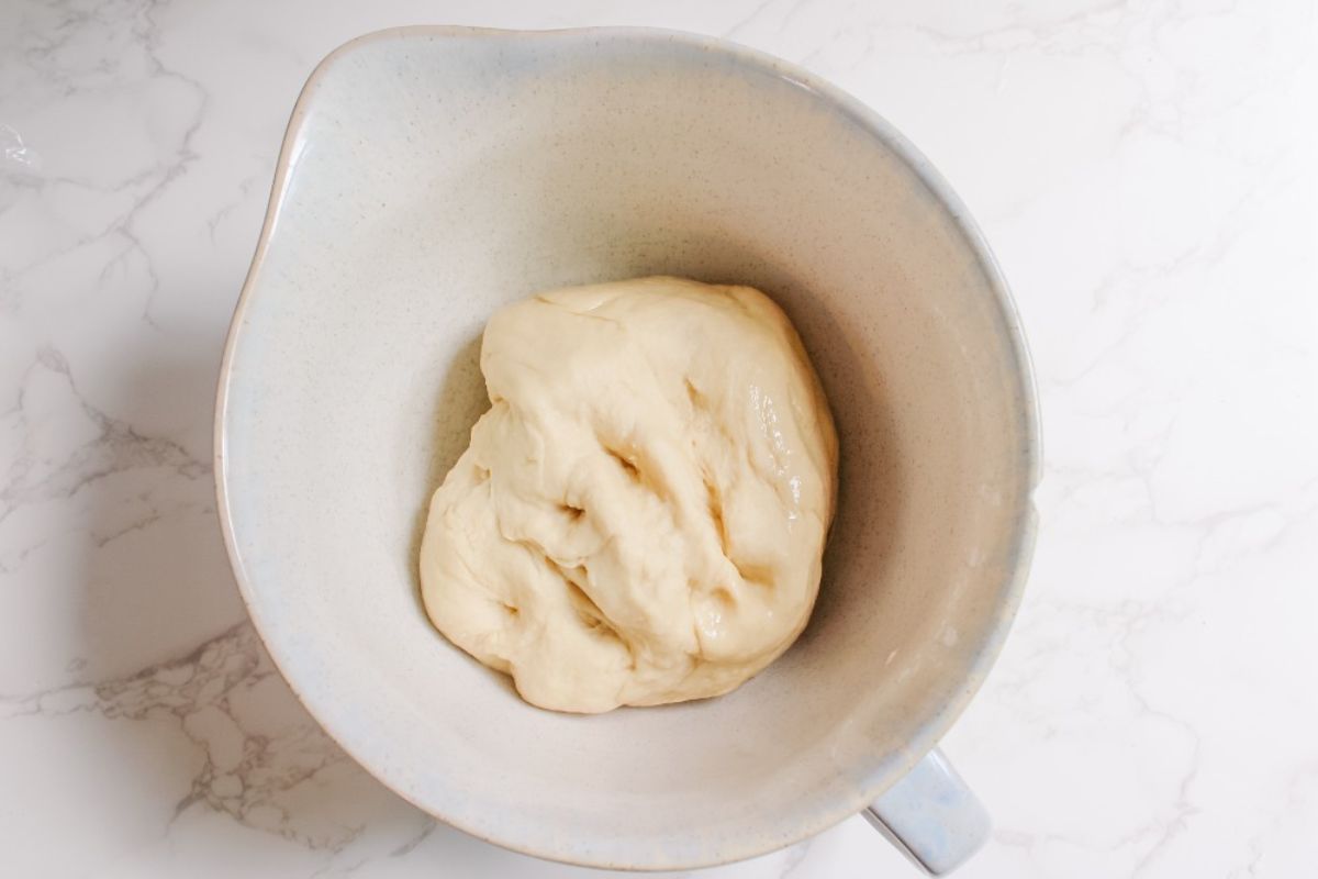 finished dough for sweet rolls
