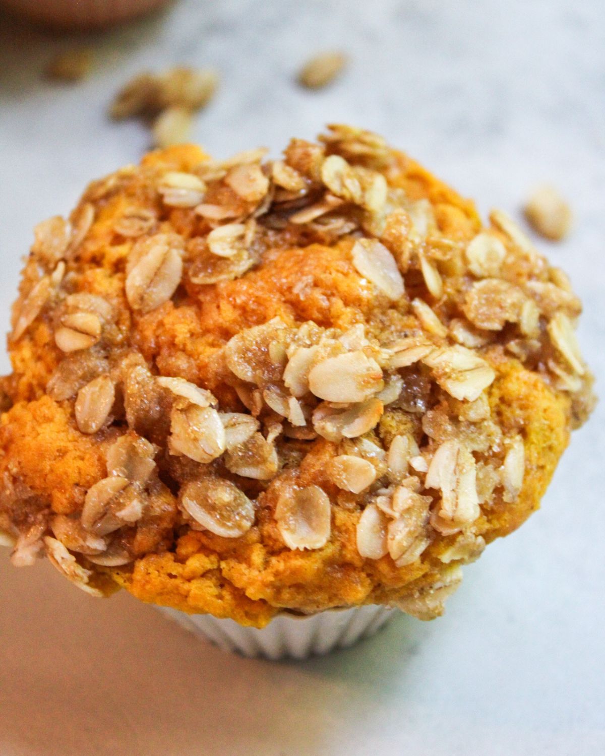 A sourdough pumpkin muffin.